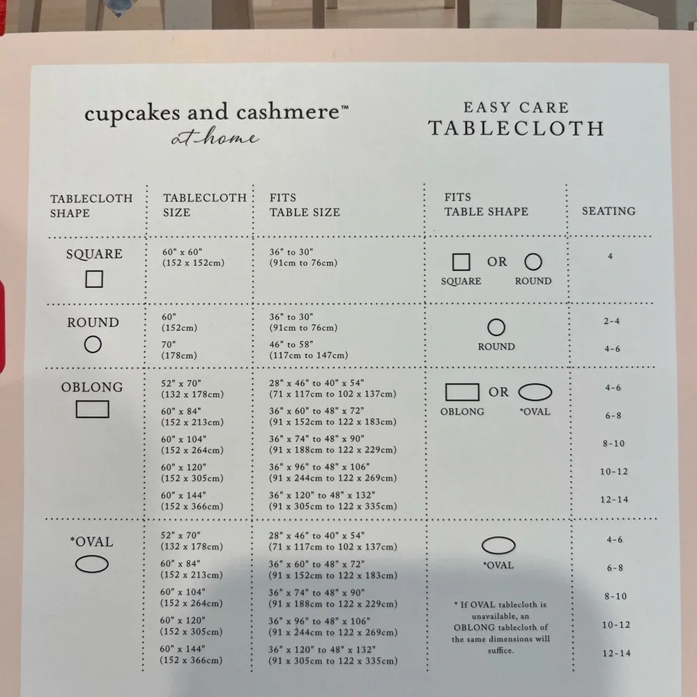 Cupcakes And Cashmere At Home table cloth - Picture 4 of 4